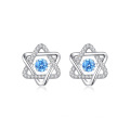 Dancing Blue Earring Silver 925 Cubic Zirconia Earrings